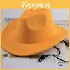 Summer Cowboy Hat For Men Women Large Brim Cotton Polyester Sun Protection For Travel