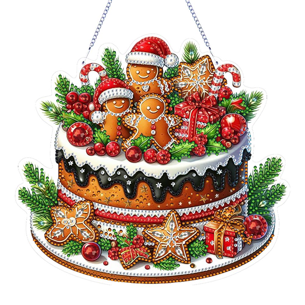 2D Flat DIY Rhinestone Diamond Art Window Pendants Diamond Painting Set Double-sided Printing Home Wall Decoration Crafts