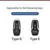 Leather Car Key Case Cover Holder Keychain Shell for Ford Fusion Mondeo Mustang F 150 Explorer Edge Focus 3 2016 2017 2018