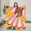 Yayoi Kusama Art Fleece Blankets Mystery Custom Throw Blanket for Home 200x150cm Quilt