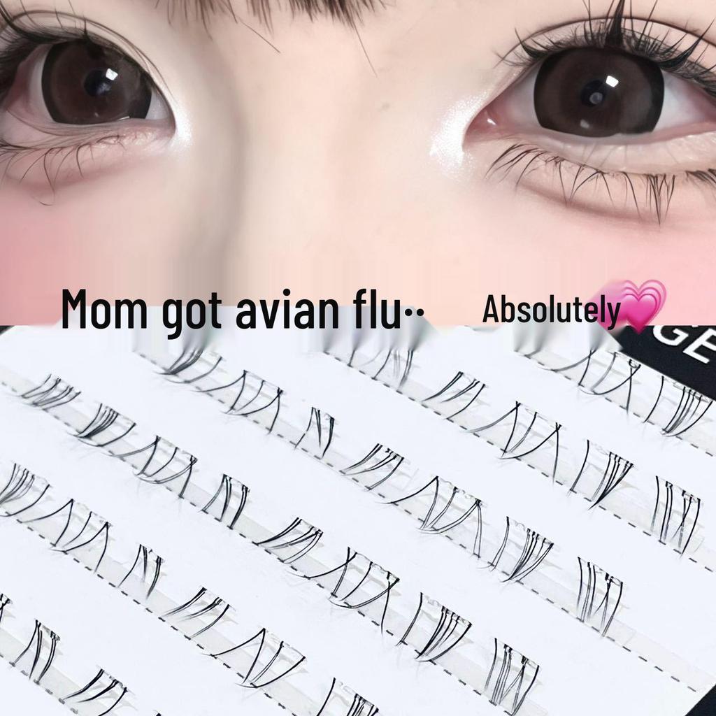 HERORANGE Doll-like Lower Lashes: Natural, Realistic, and Stylish False Eyelashes for a Cool Look.