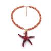 Collana di Perline Colorate Ciondolo Granchio Ciondolo Aragosta Collana a Tema Marino Ciondolo Stella Marina Collana con Ciondolo Gioiello Regalo