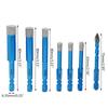 7Pcs Dry Diamond Drills Bit Set Tile Drills Bit Hex Shank For Ceramic Porcelain Marble Granites Stone Glass Brick