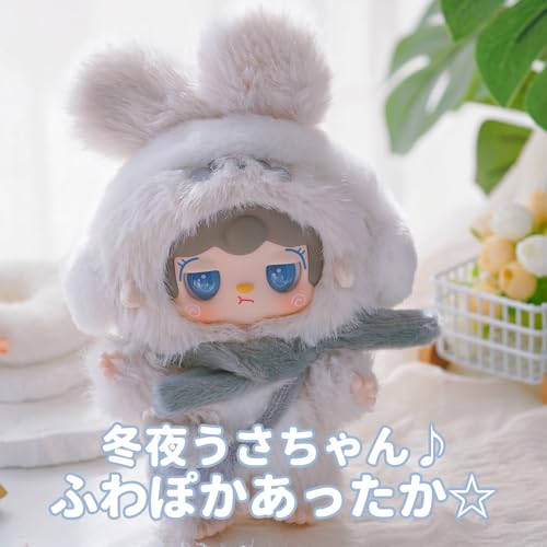 TOP TOY x Yooki "Hokkori Rabbit" Plüsch-Anhänger Serie (1 Stück) Gachapon Blind Box Figur Plastikmodell Premium Weichvinyl Spielzeug Geburtstagsgeschenk Original