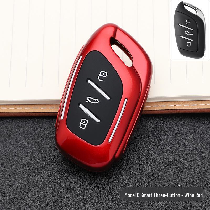 Fashionable MG Key Cover: Stylish Remote Control Shell with Buckle for Personalized Car Key Decoration