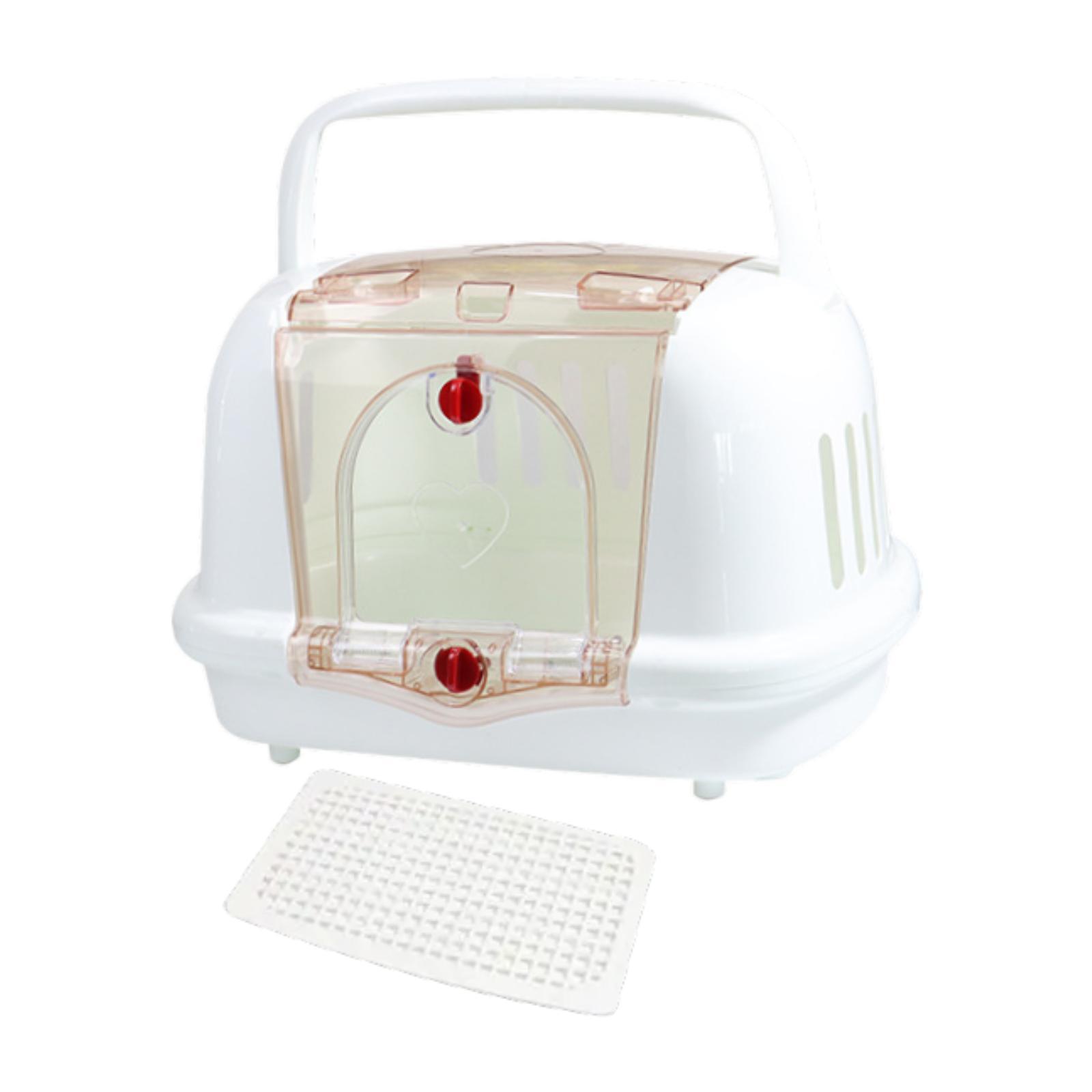 

Dog Crate Sturdy Portable Ventilation Lightweight Travel Kennel Hard Sided Dog белый