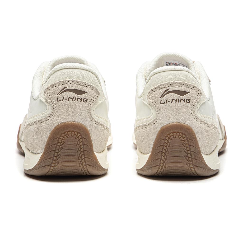 Li Ning Slip Resistant, Abrasion Resistant, Lightweight Low Top Casual Shoes Women's Ecru AGCW368-4