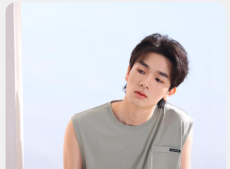 Xuanliang 26 new men's sleepwear summer thin Modal cotton vest shorts ice silk cool home suit set