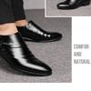 Spring Men Leather Shoe Carved Business Formal Dress British Style Large Size Men Shoe Hollowed Out Perforated Men Shoes