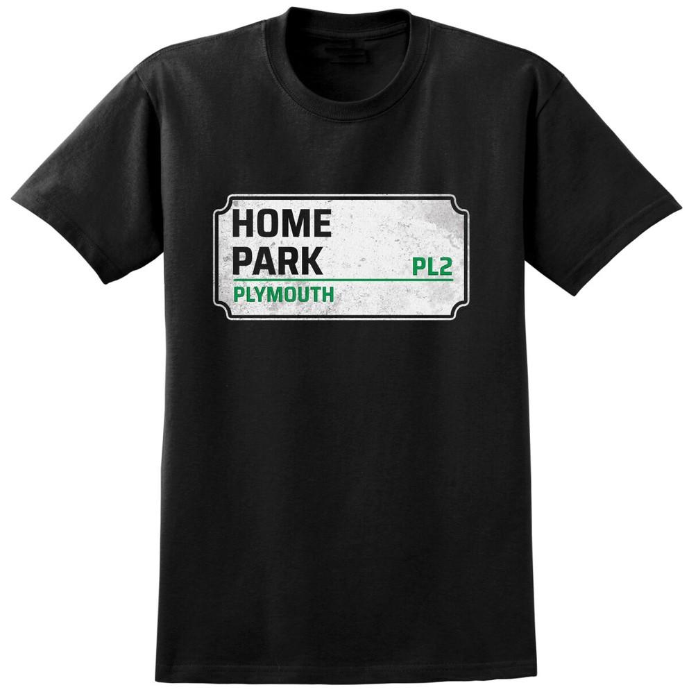 Plymouth Argyle Inspired Football Ground T-shirt Retro Road Street Sign Tee FC XXL