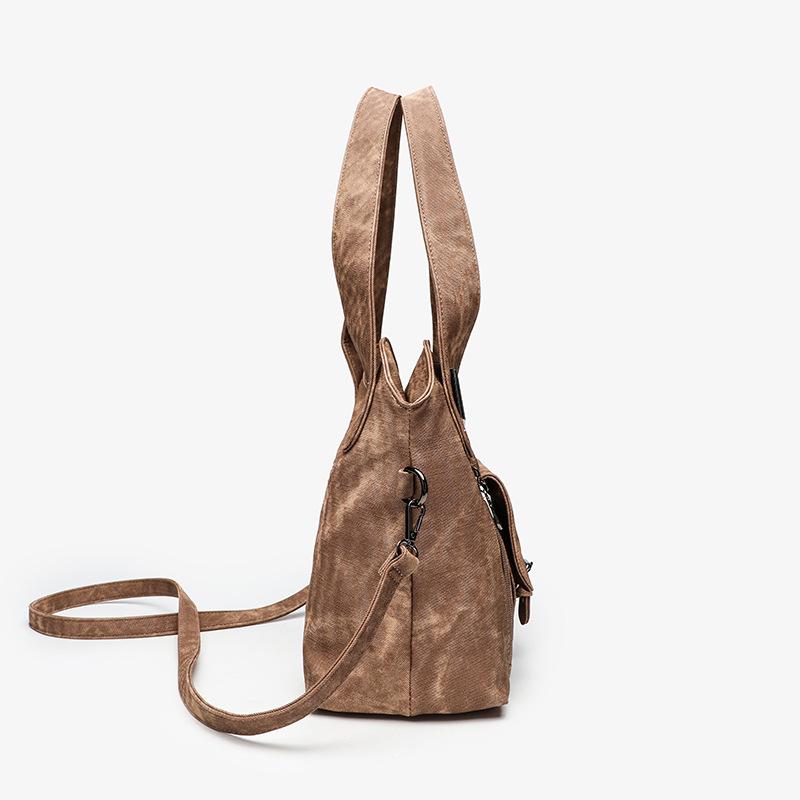 Stiilne retro naiste suure mahutavusega crossbody käekott