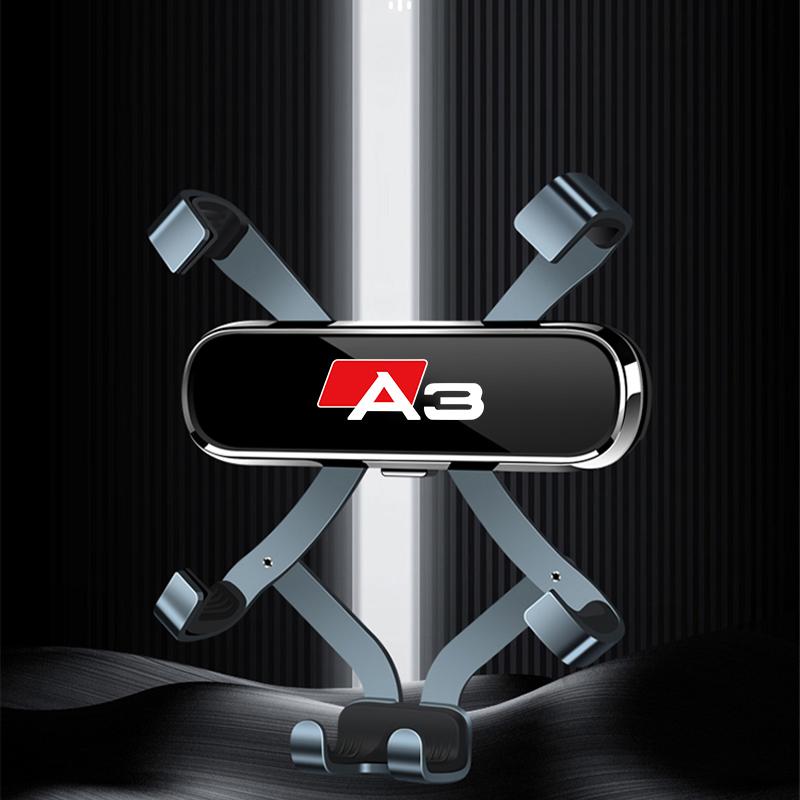 2026 Sıcak Araba Cep Telefonu Tutucu Audi A3 S3 8V 2014-2025 için Havalandırma Montajlı Stand GPS Yerçekimi Navigasyon Braketi Araba Aksesuarları
