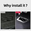 For Haval Jolion  2022 2023 Stainless Steel Car Front Air Vent Dashboard Outlet Frame Cover Trim Ring Stickers