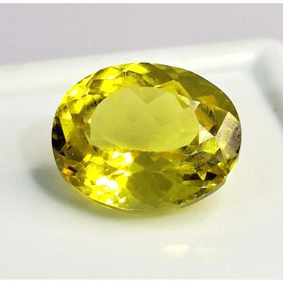 Certified Natural Yellow Color Sapphire Oval Cut 6-8 Ct Beautiful Gemstone