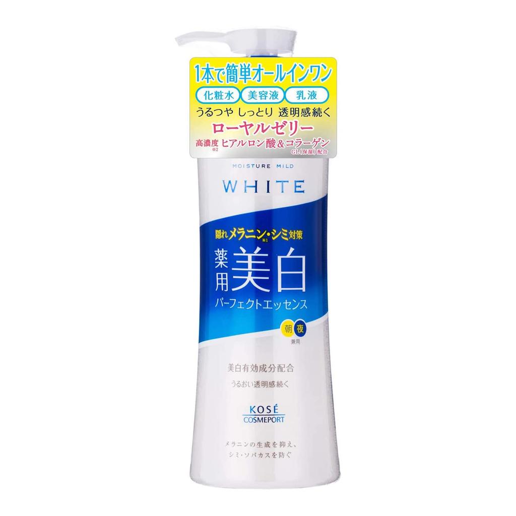 KOSE Moisture Mild White Perfect Essence X Liquid Essence (1 Lotion, Brightening) [Quasi-drug]