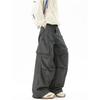 American Wide-leg Paratrooper Overalls Men's Summer Thin Loose Leisure Sports High Street Ruffian Handsome Quick-drying Charge Pants