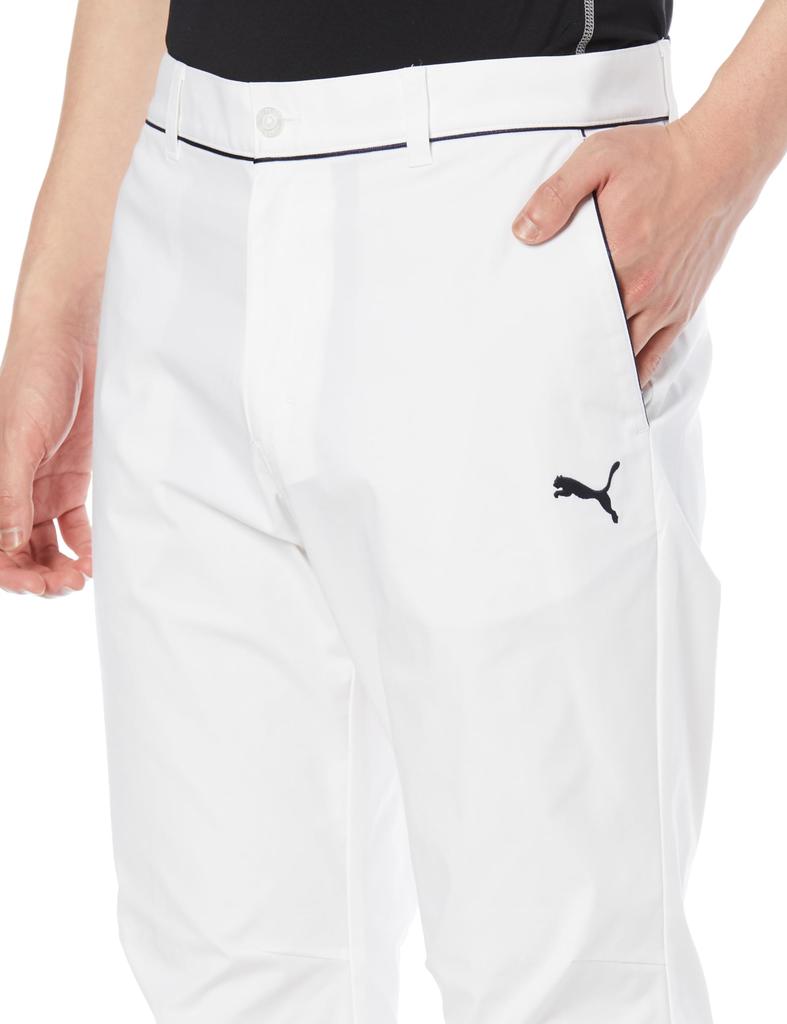 Golf Pants GOLF Hyper Stretch Houndstooth Slim Tapered White Glow [PUMA] Pants/627654 Men's