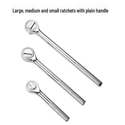 3/8 Automatic Quick-Release Ratchet Wrench Set - Large, Medium, Small Sizes for Auto Repair