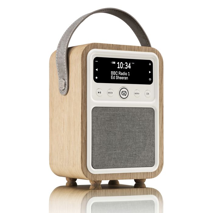 Radio portative dab - view quest - monty - bluetooth - 10 watt - chêne