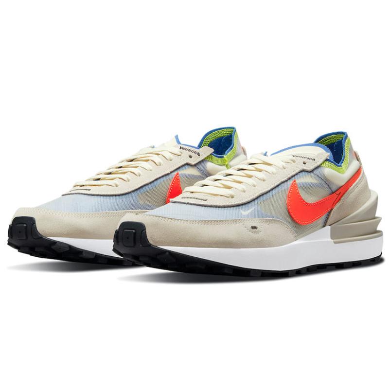 Nike Waffle One Coconut Milk Crimson Royal Sneakers DA7995-101
