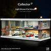 Collector 1:64 Scale Two-Story Parking Garage Model – Pvc Diorama Building & Storage Display Case For Diecast Car Collection