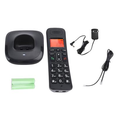 Cordless Phone with Caller ID Call Waiting Call Block Full Duplex Handset Speakerphone Orange