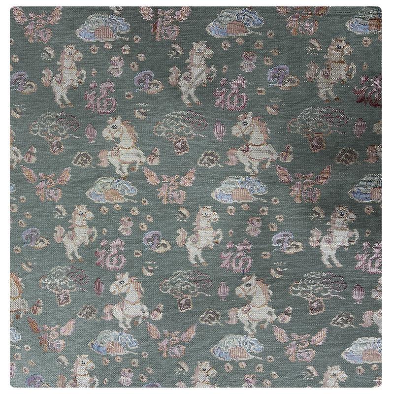 Chenille Yarn Dyed Jacquard Fabric for Chinese Style Qipao and Hanfu Children s Clothing and Handmade Crafts.
