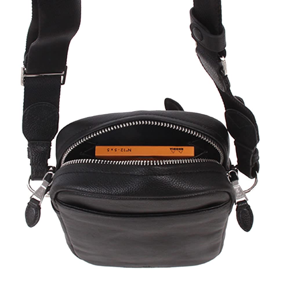 P.I.D. Blanc Genuine Leather Pochette PAJ201BK