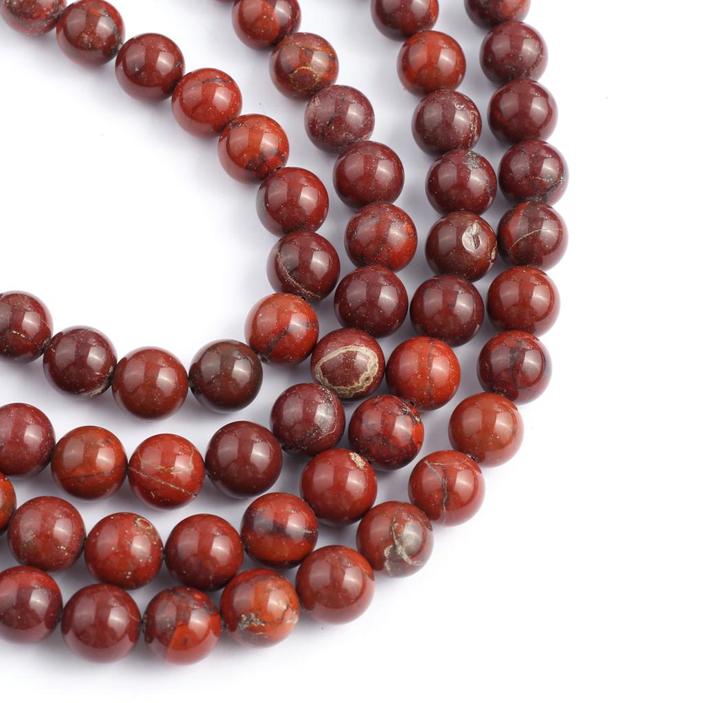 Carthamu Isoaltion Beads Natural Stone Carthamus Round Beads For Jewelry Making DIY Necklace Earrings Bracelet Accessory