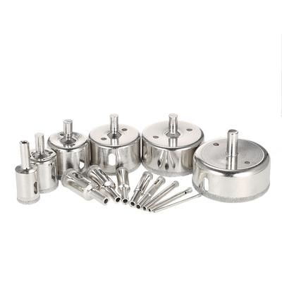 14PCS 3 70mm Glass Hole Drilling Kit Marble Drill Bit Tile Ceramic Glass Porcelain Drilling Tool Accessory