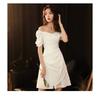 Sweetheart Neck Puff Sleeve Dress For Women Elegant Casual Party Mini Dresses