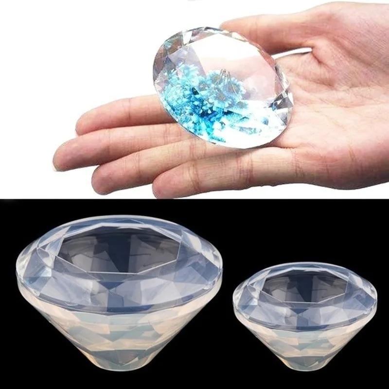 Making Moulds Mold Decorating Tools Diamond Shape Crystal Silicone Mold DIY Handmade Love Heart Jewelry Tools
