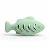 Fish Shape Interactive Cat Toy Blue Green Pink Cat Treat Feeder Catnip Stuffer Toy  Pet Supplies