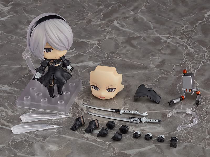 Square Enix Nendoroid NieR Automata 2B 2 Type Plastic Painted Movable Figure Second Resale [YoRHa No. B] Non-scale
