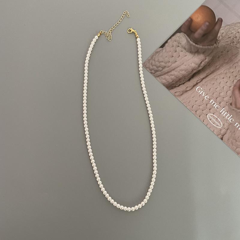 French Retro Pearl Necklace - Elegant, Versatile, High-End Fashion for Women