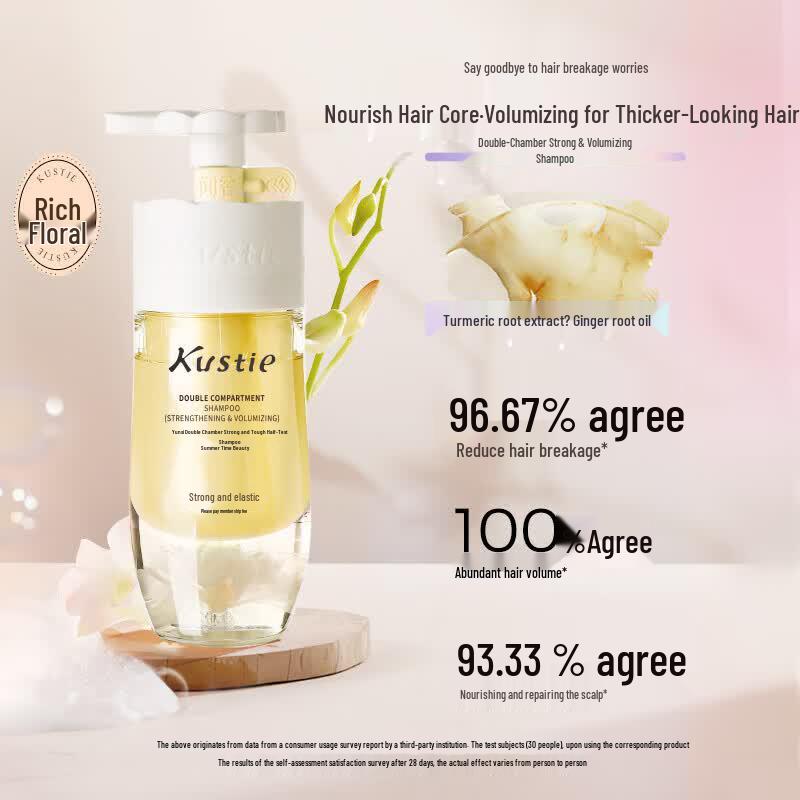 Kustie Ginger Flower Dual-Chamber Shampoo
