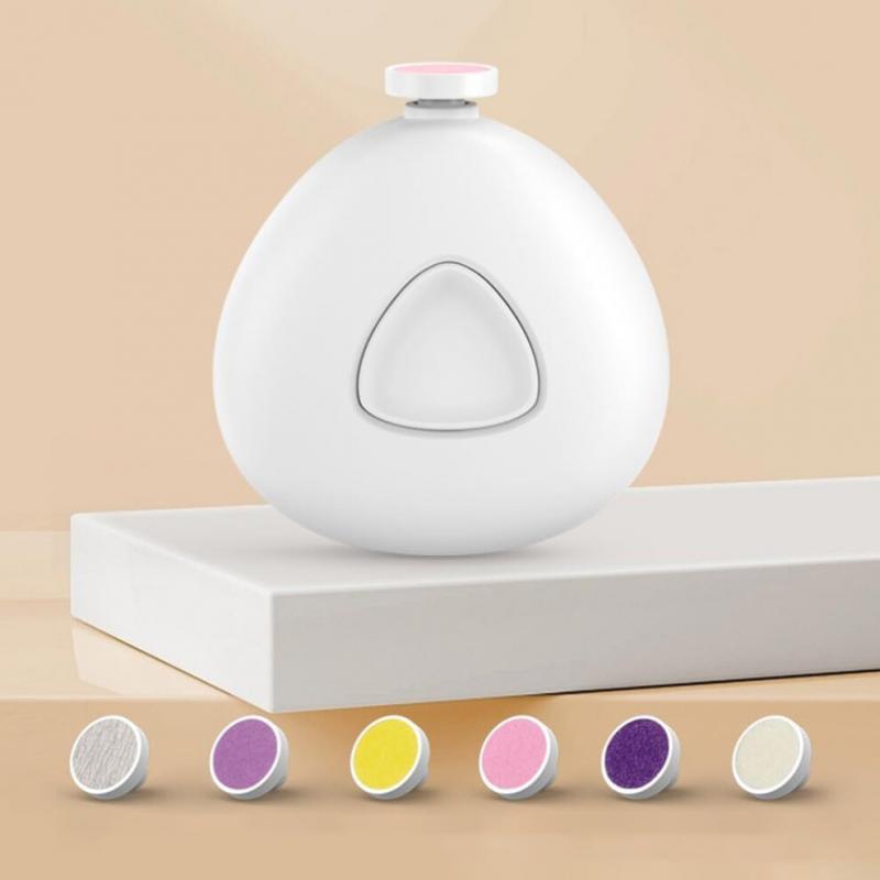 Electric Nail Grinder for Pets, Fully Automatic White Nail Clippers with Quiet Motor and Safety Guard