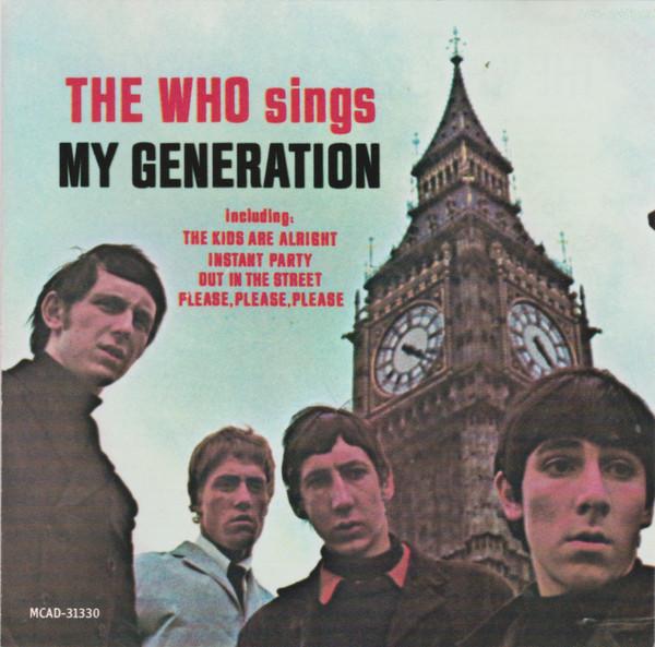 

CD WHO - The Who Sings My Generation MCAD31330 MCA Records US Rock Used