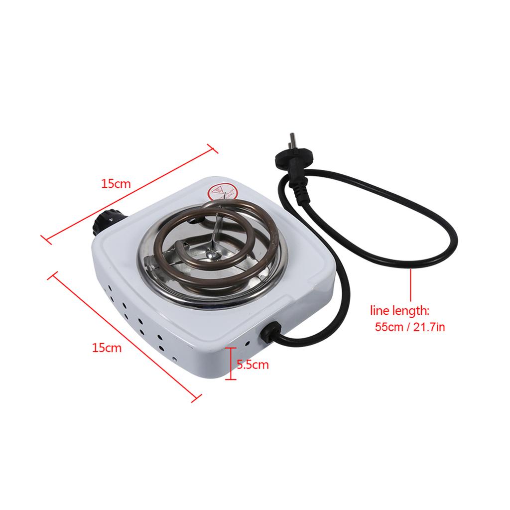 500W Burner Electric Stove Hot Plate Home Kitchen Cooker Coffee Heater Hotplate