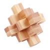 Wooden Brain Teaser Puzzle Toy IQ Test Logic Training Luban Kong Ming Lock Kids Adults Bamboo 3D Burr Puzzle Interlock Unlock Game Educational Toy