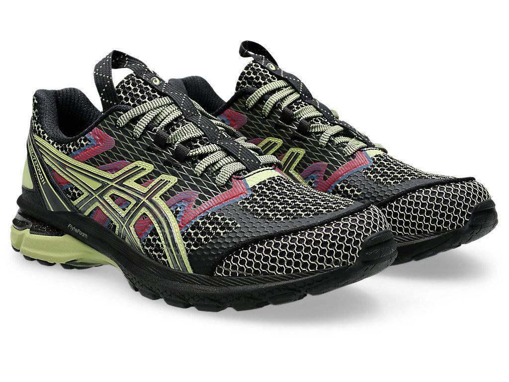 1203A394-001 Asics US4-S Gel-Terrain Черный Неоновый Лайм (Мужской) 4.5
