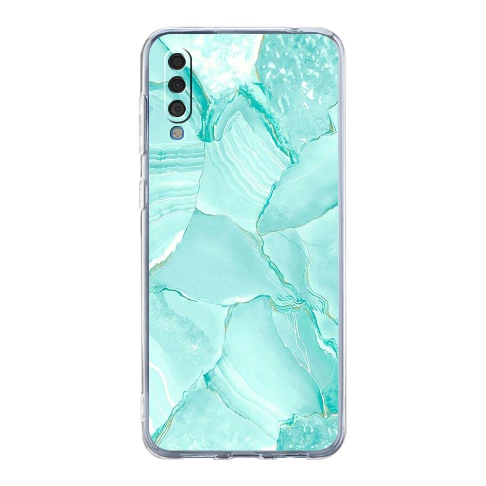 Clear Phone Case For Samsung Galaxy A14 A50 A70 A30 A40 A20E A10 A10S A20S A02S A04S A12 A22 A32 A34 A42 A52 5G A54 Marble Cover