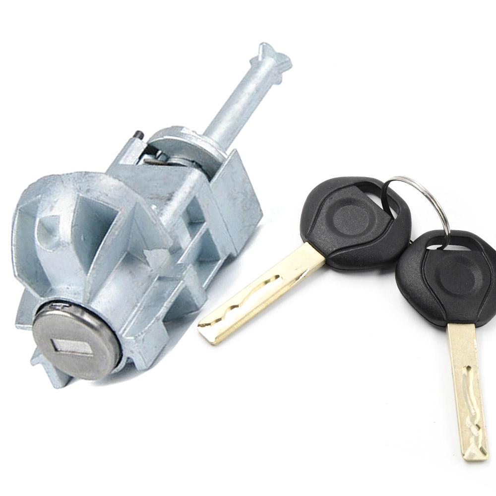 For BMW E46 325ci 325i 325xi 330ci 330i 330xi M3 Door Lock Assembly 51217019975 Left Driver Side Barrel Cylinder -with 2 Keys