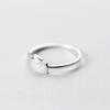 New Simple Triangle Temperament 925 Sterling Silver Jewelry Personality Geometric Popular Opening Rings  TYB001