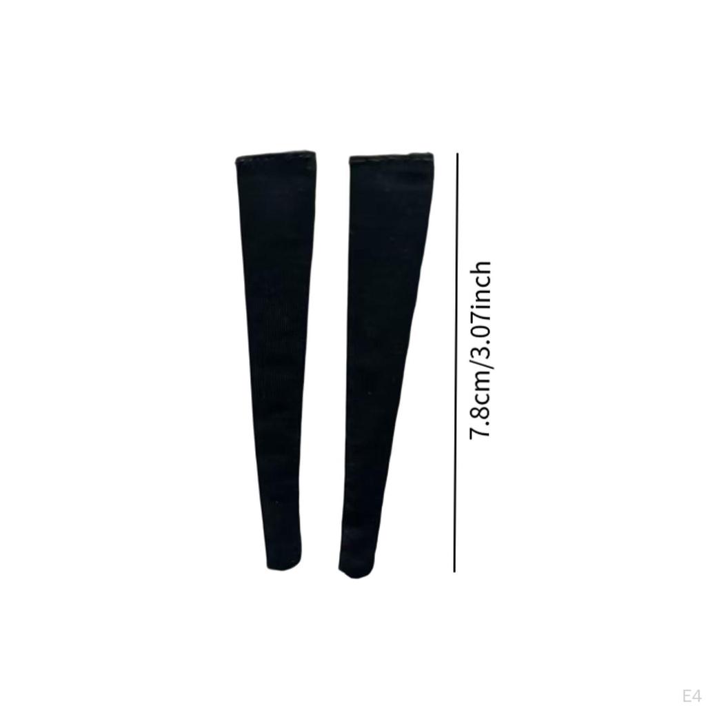 1/12 Female Figure Stockings Fashion Elastic High Socks for 6 Inch Action Collection Over
