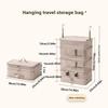 Multi Layered Hanging Clothes Storage Bag Foldable Clothing Organizer  Wardrobe Organization