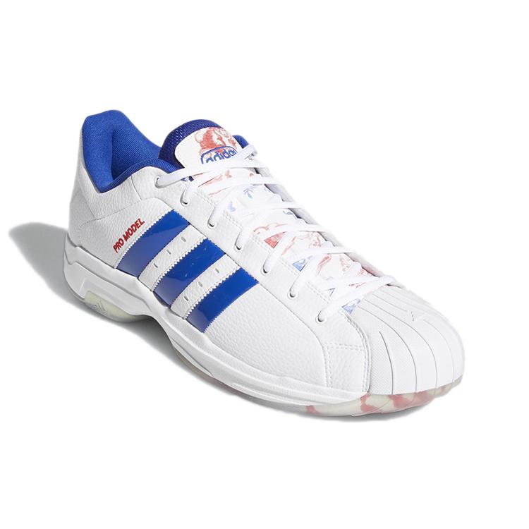 New Adidas Pro Model 2G Low 'White Royal Blue' FZ1393