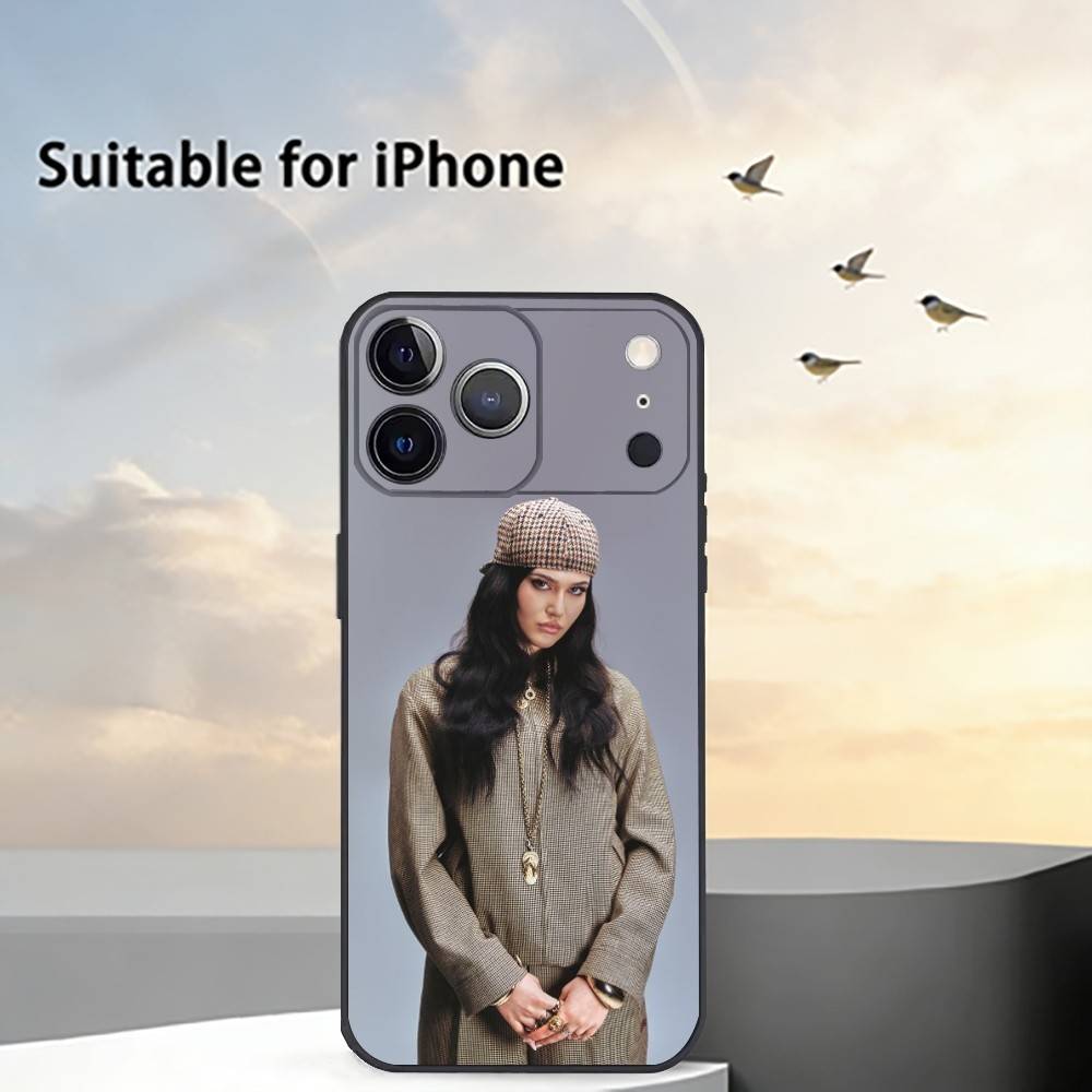 

Sienna Spiro S-Singer Phone Case For iPhone 17, 16,15,14,13,12,11 Plus,Pro Max, Others Soft Black Cover iPhone15pro