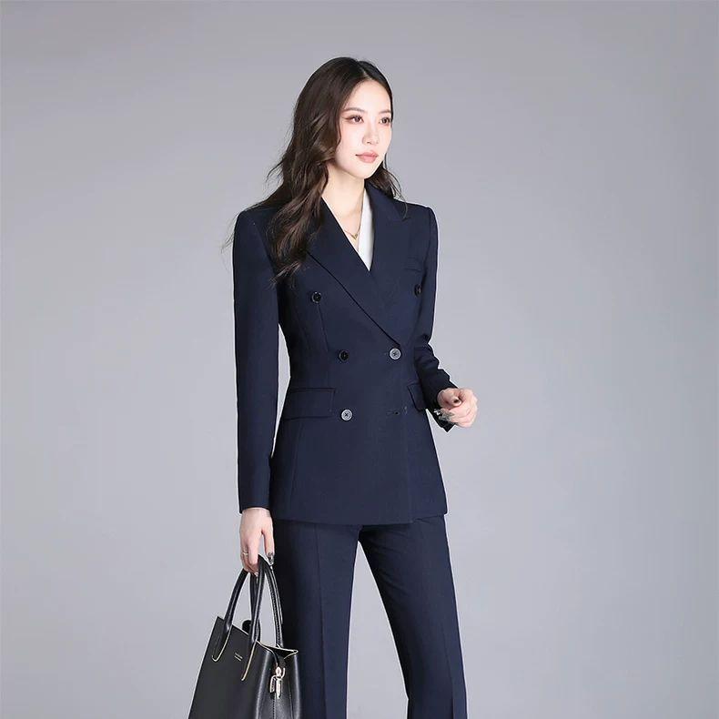 Professional Attire Set for Women, High-end Business Suit Suitable for Commute Officer with Elegance and Style Spring/Autumn