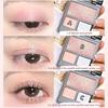 Punk Smokey Matte Glitter Eyeshadow Palette with 9 Cool Toned Colors